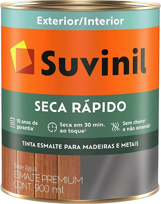 ESMALTE AGUA COR E PROTECAO BRIL BRANCO 0,9 SUVINIL