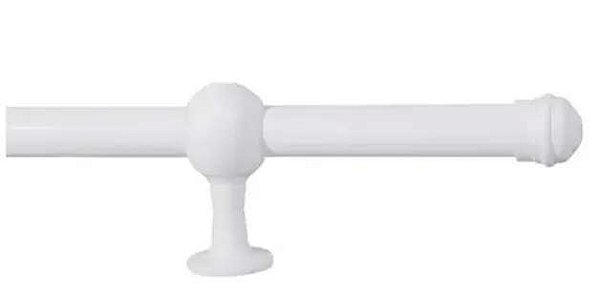 KIT VARAO GROSSO 3,00MT BRANCO ALUMARK