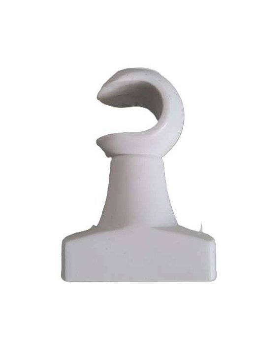 SUPORTE P/CORTINA VARAO GROSSO BRANCO ALUMARK