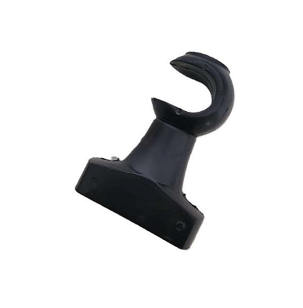 SUPORTE P/CORTINA VARAO GROSSO PRETO ALUMARK