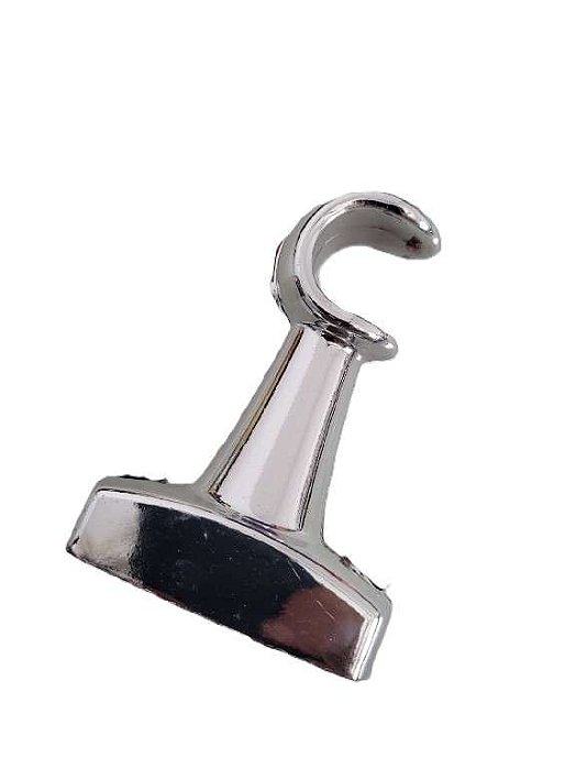 SUPORTE P/CORTINA VARAO SIMPLES CROMADO ALUMARK