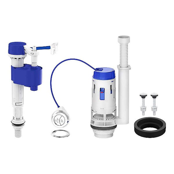 REPARO CAIXA ACOPLADA KIT COMPLETP UNIV DUPLO ACIONAMENTO CENSI 9562