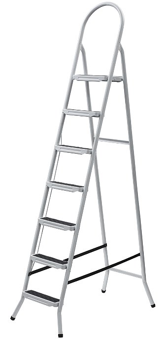 ESCADA ACO DOMICILIAR 7 DEGRAUS CANAL