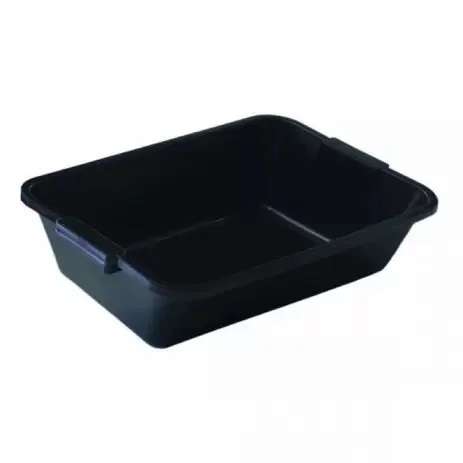 MASSEIRA PLASTICA PRETA 20 LITROS CANAL