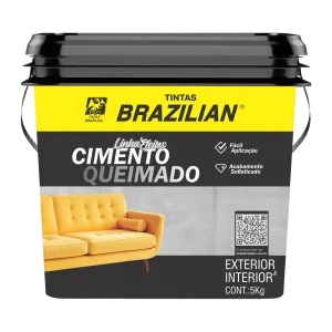 EFEITO CIMENTO QUEIMADO 5KG BRAZILIAN COR TUNEL DE CONCRETO