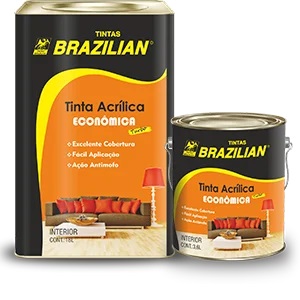 TINTA PAREDE (A) ECONO. ACRILICA TURBO BRANCO FOSCO 18,0L LT BRAZILIAN