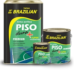 TINTA PISO CINZA CHUMBO 18,00L LT BRAZILIAN