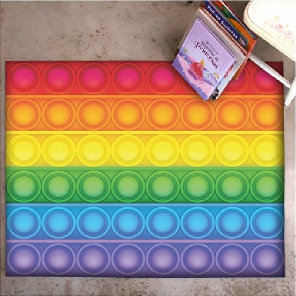 TAPETE COMFORT KIDS POP IT 1,00M X 1,20M KAPAZI