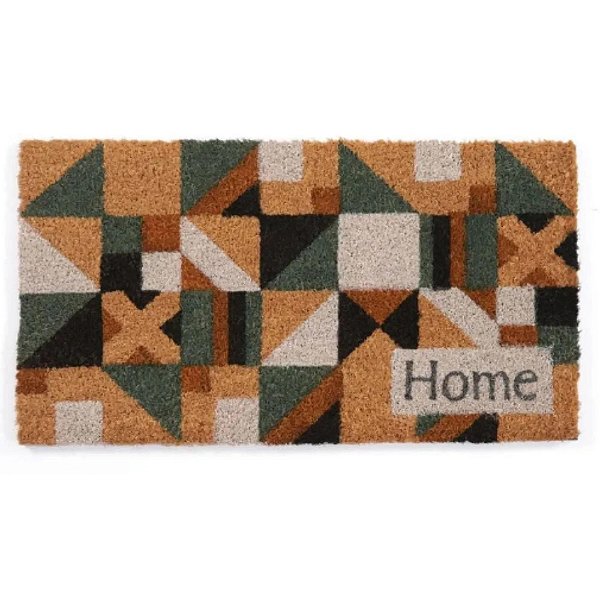 TAPETE DE ENTRADA FIBRA DE COCO MOSAICO 60X33CM KAPAZI