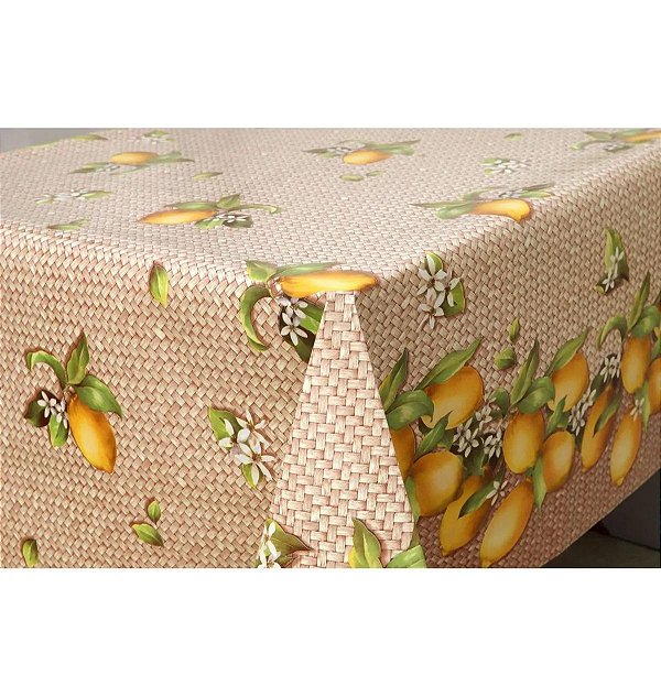 TOALHA MESA CLASSIC 0,22MM CLASSIC LIMAO 1,37M X METRO KAPAZI