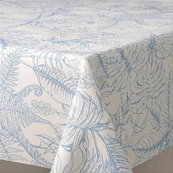 TOALHA MESA SOFT TOUCH BLUE SPRING 1,4 X METRO KAPAZI