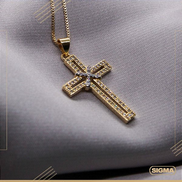 GARGANTILHA BANHADA EM OURO 18K CLTI692