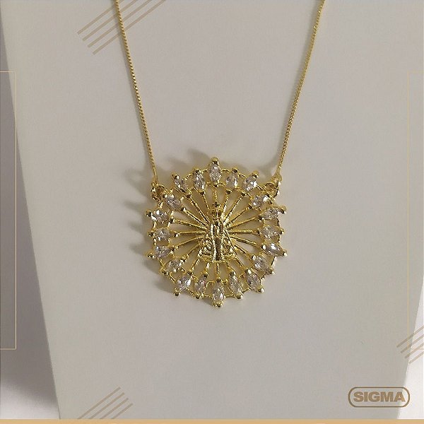GARGANTILHA BANHADA EM OURO 18K GARG190