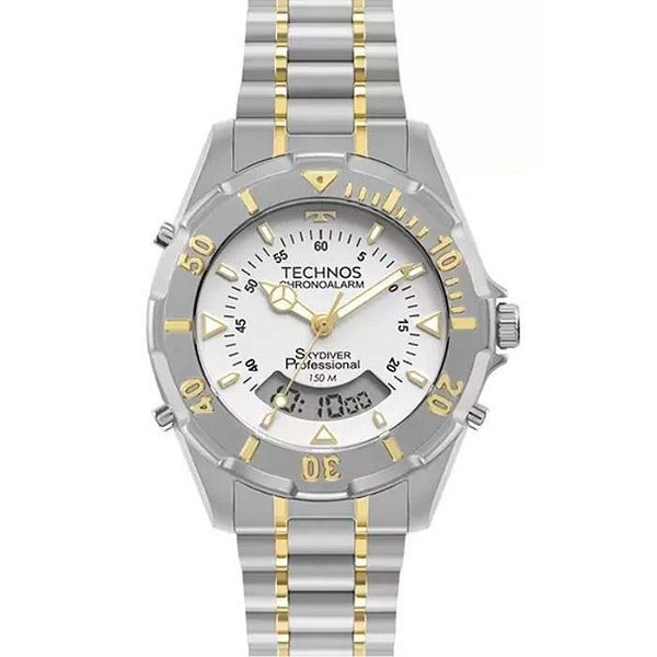 RELÓGIO TECHNOS SKYDIVER WT2050AG/1B