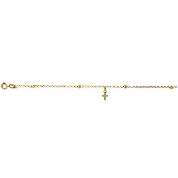 TORNOZELEIRA BANHADA EM OURO 18K 00067/25