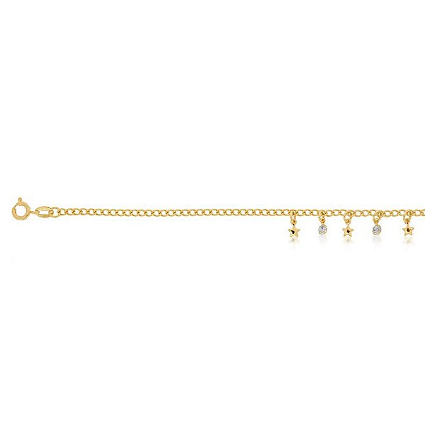 TORNOZELEIRA BANHADA EM OURO 18K 00791/25