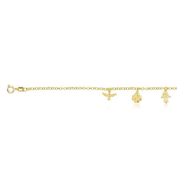 PULSEIRA BANHADA EM OURO 18K 00895/18