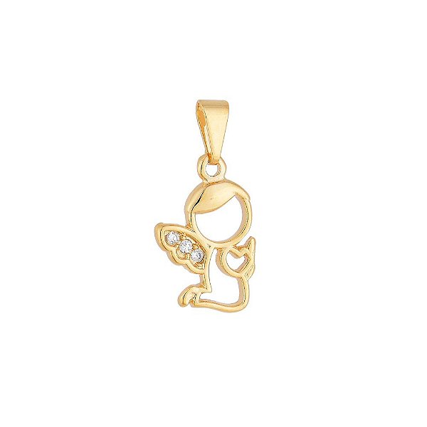 PINGENTE BANHADO EM OURO 18K PGF 020