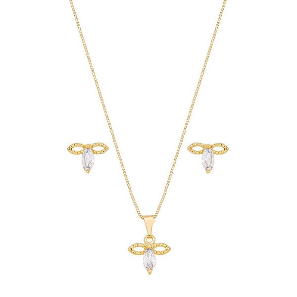 CONJUNTO NAVET ZIRCÔNIA BCF 245
