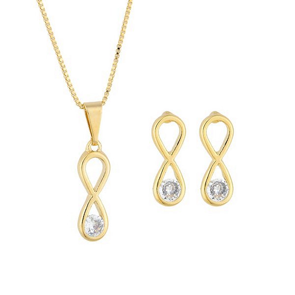 CONJUNTO INFINITO COM ZIRCÔNIA BCF 0409