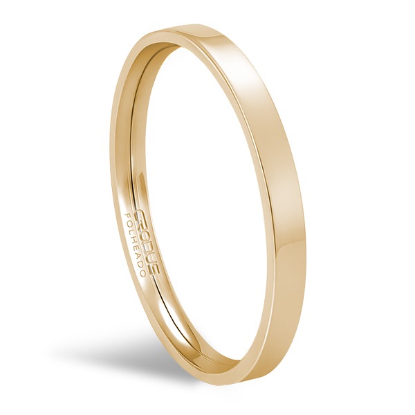 Aliança Banhada em Ouro 18k 3112