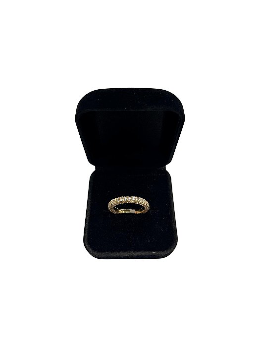 Anel Banhado em Ouro 18k AB 38145