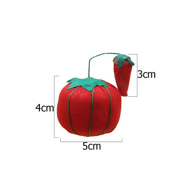 Alfineteira Tomate Almofada para Alfinetes com Pimenta Afiador