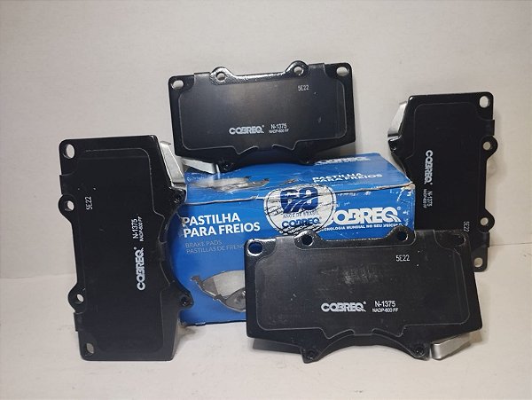 Jogo Pastilha Freio Dianteiro  Cobreq Toyota Hilux Sw4 2009 á 2021 PD528NA