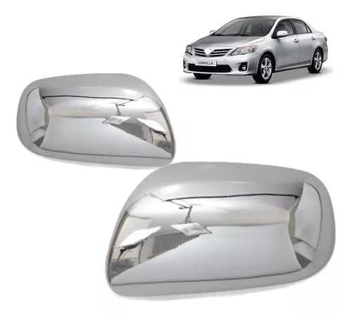 Aplique cromado P/Retrovisor Corolla 08 Lado Esquerdo