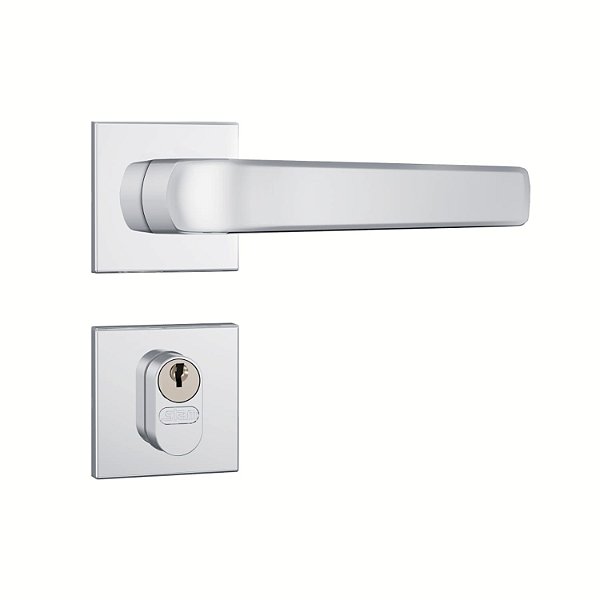 Fechadura Para Porta Externa Roseta Quadrada 1 Gorje Inox  803/17 – Stam