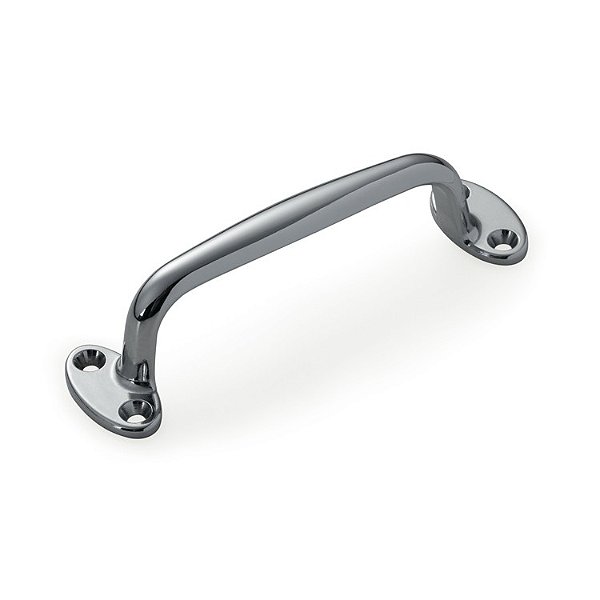 Puxador Base Fixa 108mm Cromado Isero