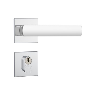 Fechadura Para Porta Externa Roseta Quadrada de Aço Inox 803/35 - Stam