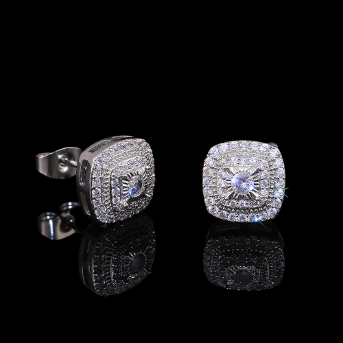 Brinco Pedra de Zircônia Cúbica - Prata 925