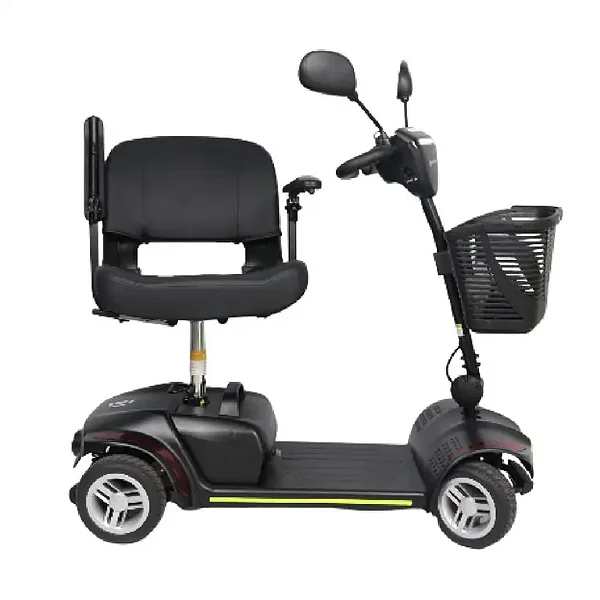 Cadeira Motorizada Scooter Elétrica Compacta, Dobrável até 136kg LB Dellamed