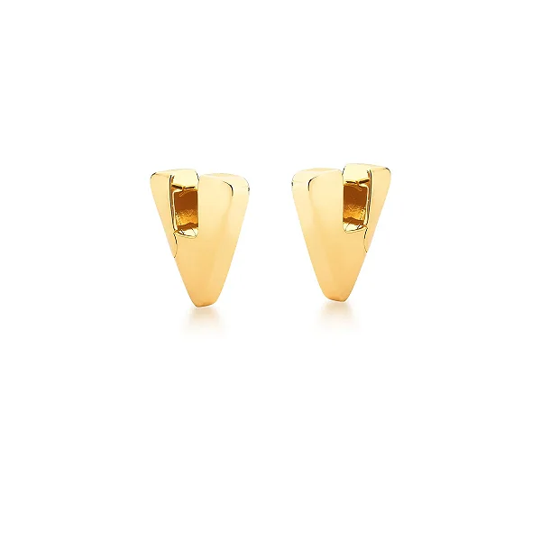 Argola Triângulo Invertido Click