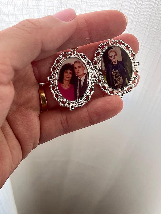 Relicários personalizados duplos(soltos)