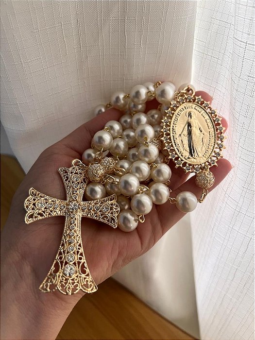 Terço de Nossa senhora da Graça Dourado