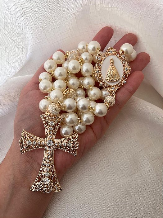Terço de Nossa senhora Aparecida Dourado