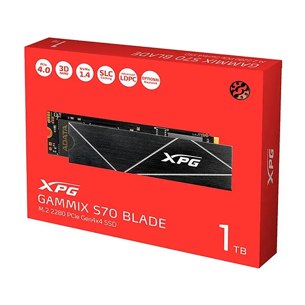 SSD M.2 NVME XPG GAMMIX S70 BLADE 1TB GEN4 X4 2280