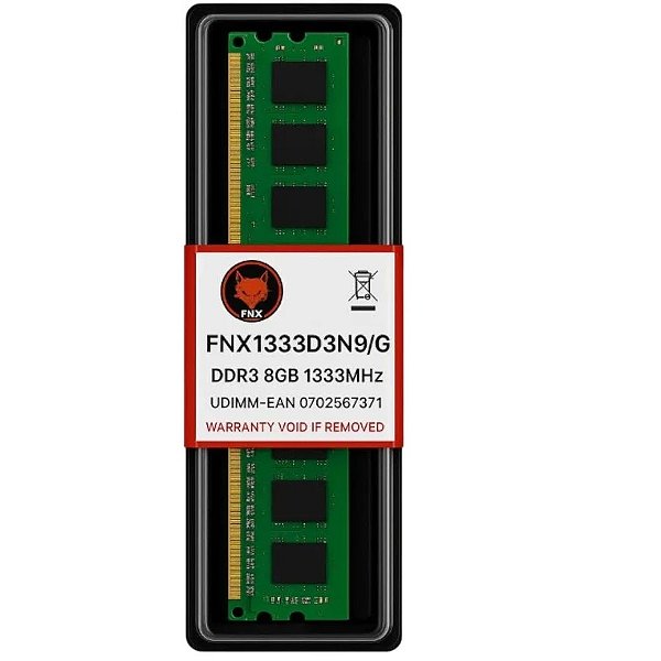 MEMÓRIA RAM DESKTOP FNX 8GB DDR3 1333MHZ