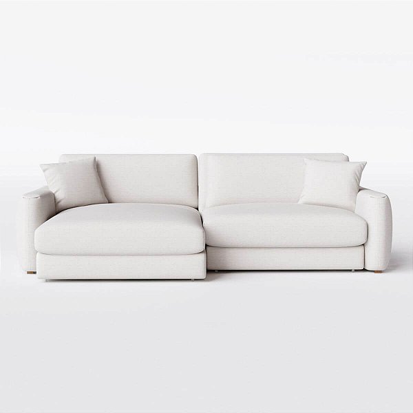 Sofá Cama Bahamas Sem Caixa de 2,80m em Linho Off White Areia