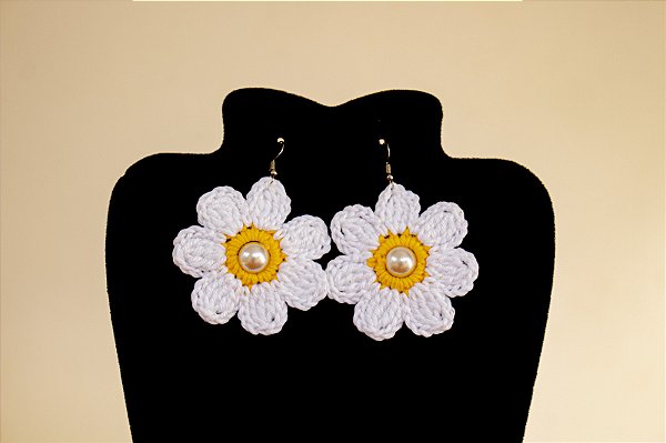 Brincos  Margarida e Pérola