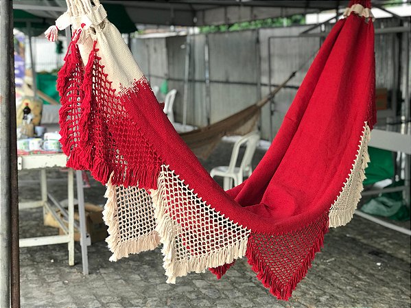 Rede Vermelha com Varanda Mesclada