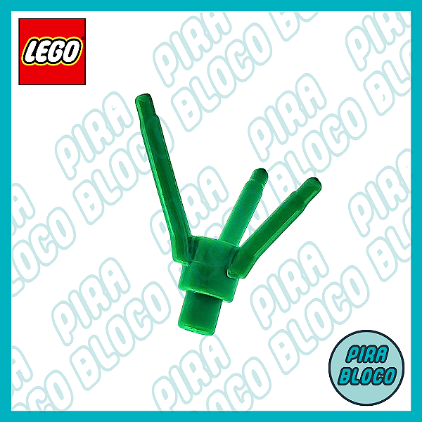 LEGO Galho Ramo Planta de Flor Verde 24855 PiraBloco