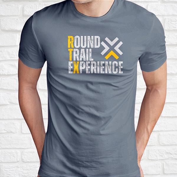CAMISA MASC. "RTX" ALGODÃO EGÍPCIO - COR CINZA