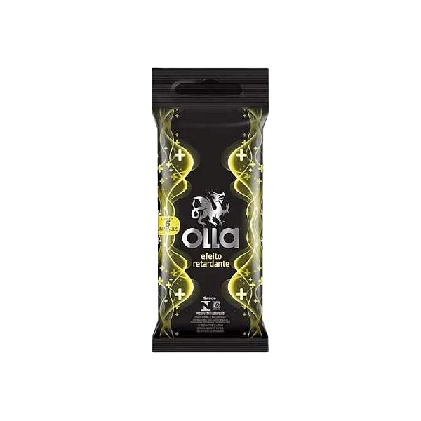 6 Camisinhas Olla Efeito Retardante Preservativo