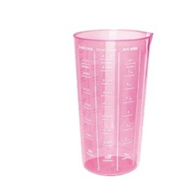 Copo Medidor Graduado Rosa 500m