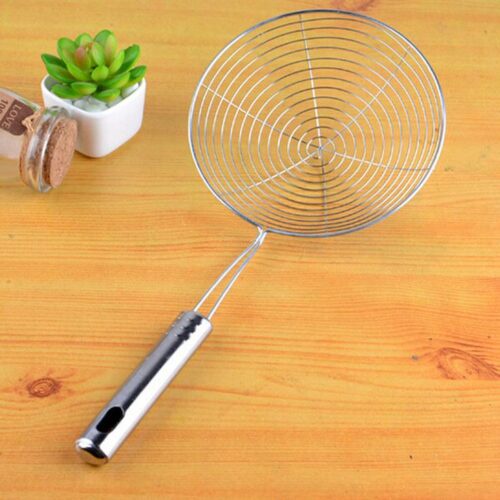 Escumadeira Para Frituras Inox Grande