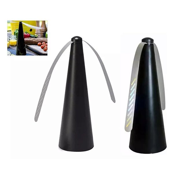 Kit 2 Repelente Ventilador Espanta Moscas Mosquito Casa Jardim