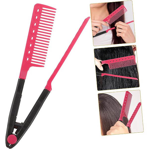 Pente Alisamento Auxiliar Para Chapinha Prancha